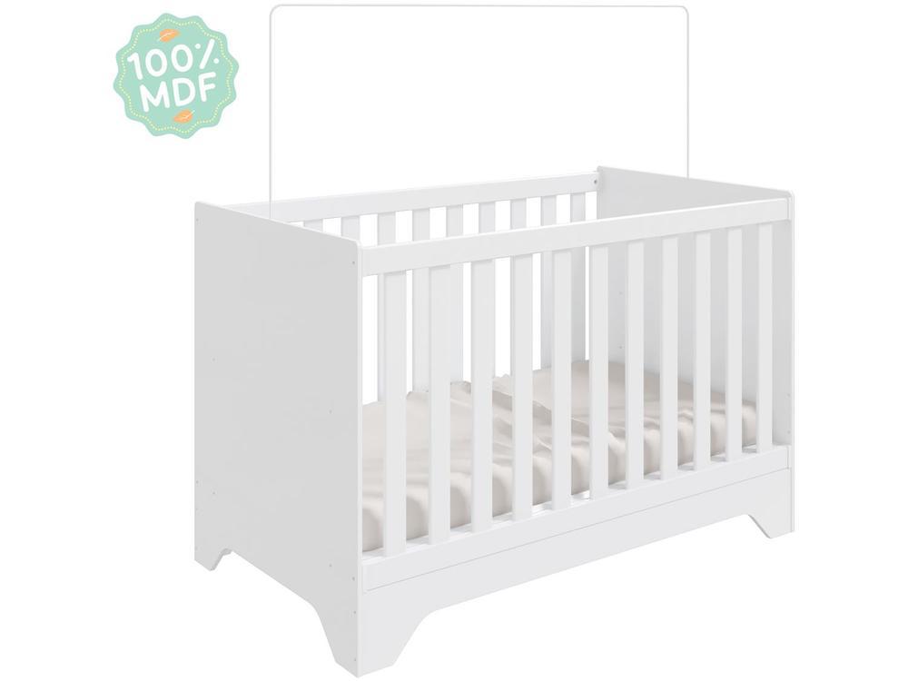 Berço Mini Cama Branco Moveis Peroba Encantare - 6