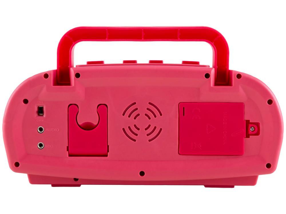 Caixa de Som Amplificada Candide Disney Princesas Boom Box Karaokê - 4