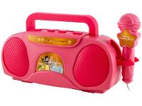 Caixa de Som Amplificada Candide Disney Princesas Boom Box Karaokê - 1