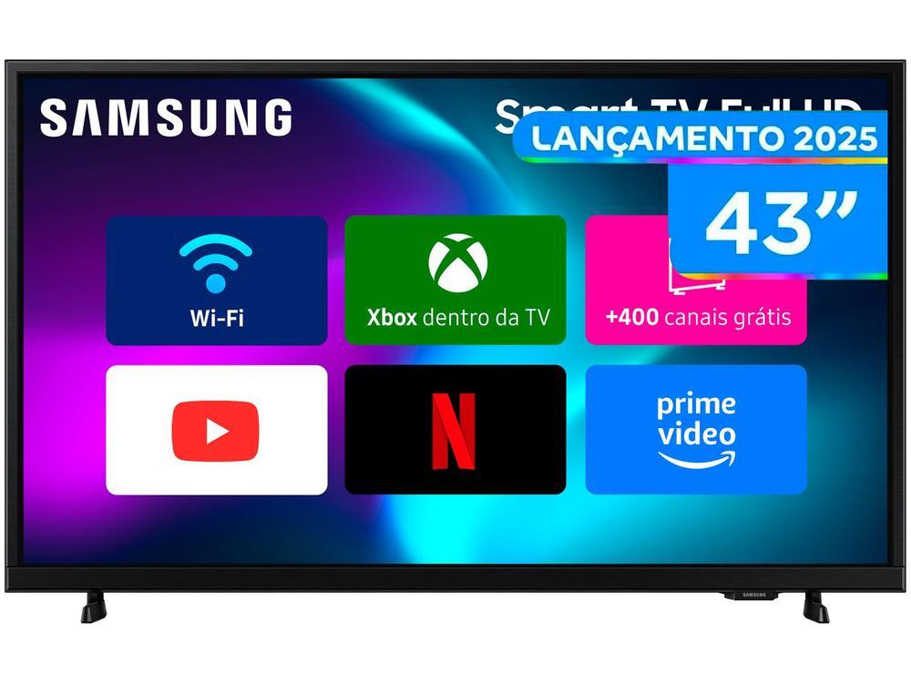 Smart TV 43" Samsung Full HD 43F6000F Tizen Hyper Real 2 HDMI - 1