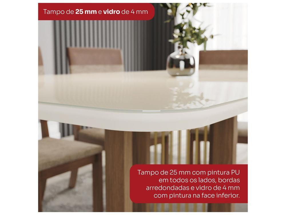 Mesa de Jantar 6 Cadeiras Retangular Henn Natalí - 8