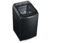 Lavadora de Roupas Electrolux 14,5kg Preta Cesto Inox 11 Programas de Lavagem LEP15