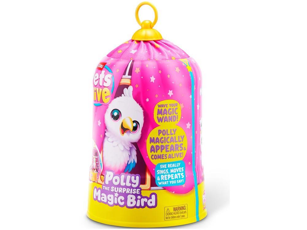 Pelúcia Pets Alive Polly Magic Bird Emite Som  - 8