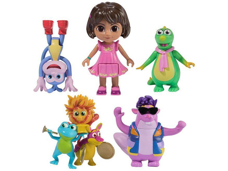Boneco Dora Aventureira 004782 5 Unidades  - 1