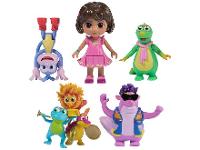 Boneco Dora Aventureira 004782 5 Unidades  - 1