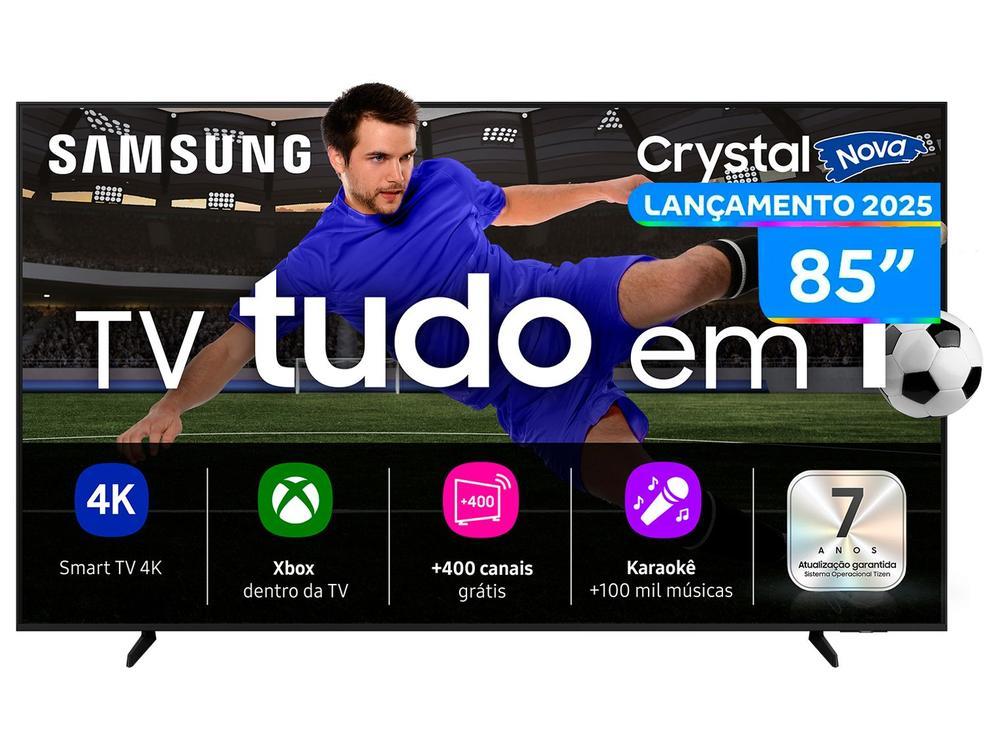 Smart TV 85" Samsung 4K Crystal UHD 85U8100F Tizen 3 HDMI - 1