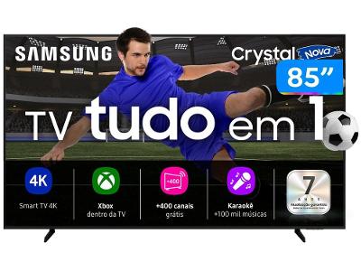 Smart TV 85" Samsung 4K Crystal UHD 85U8100F Tizen 3 HDMI
