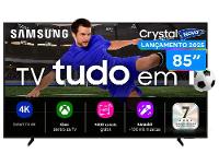 Smart TV 85" Samsung 4K Crystal UHD 85U8100F Tizen 3 HDMI - 1
