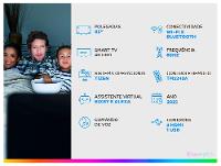 Smart TV 85" Samsung 4K Crystal UHD 85U8100F Tizen 3 HDMI - 2