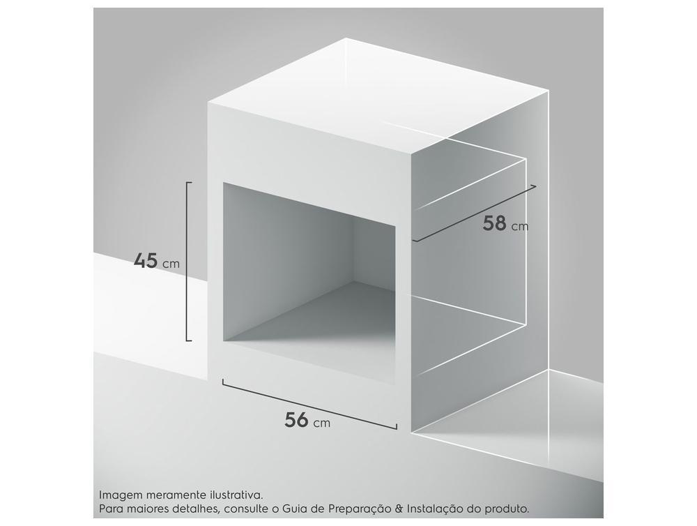 Forno Elétrico de Embutir Electrolux Multifuncional 50L Preto Experience OE5EA - 5