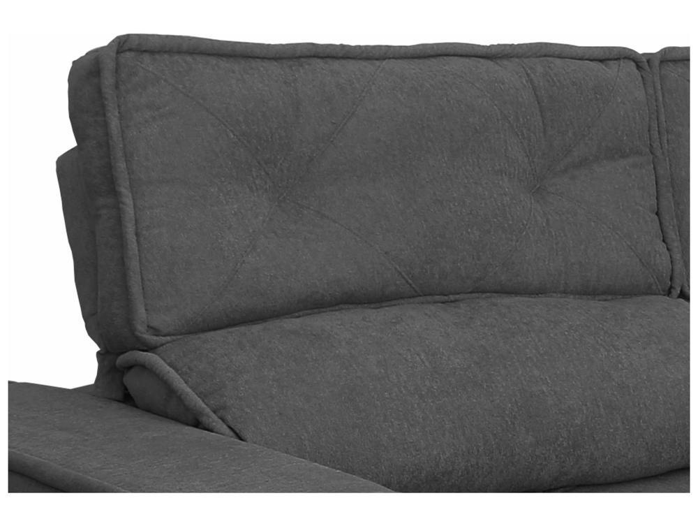 Sofá 3 Lugares Retrátil Reclinável Suede Califórnia JW Estofados - 6