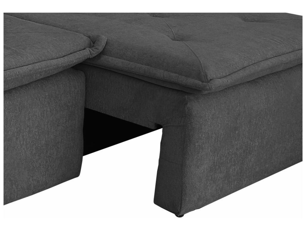 Sofá 3 Lugares Retrátil Reclinável Suede Califórnia JW Estofados - 8