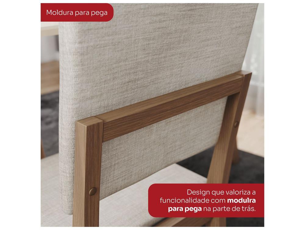 Mesa de Jantar 4 Cadeiras Quadrada Henn Dora - 9