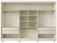 Guarda-roupa Casal com Espelho 4 Gavetas 6 Portas Made Marcs Torino