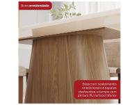 Mesa de Jantar8 Cadeiras Retangular Tampo de Vidro Henn Olívia - 6