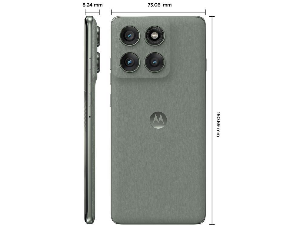 Smartphone Motorola Edge 60 Pro 512GB Cinza 5G 24GB RAM 6,7" Câm. Tripla + Selfie 50MP - 9