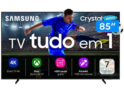 Smart TV 85" Samsung Crystal UHD 85U8600F 4K Tizen 3 HDMI