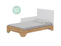 Berço Mini Cama Branco e Amêndoa Moveis Peroba Encantare - 9
