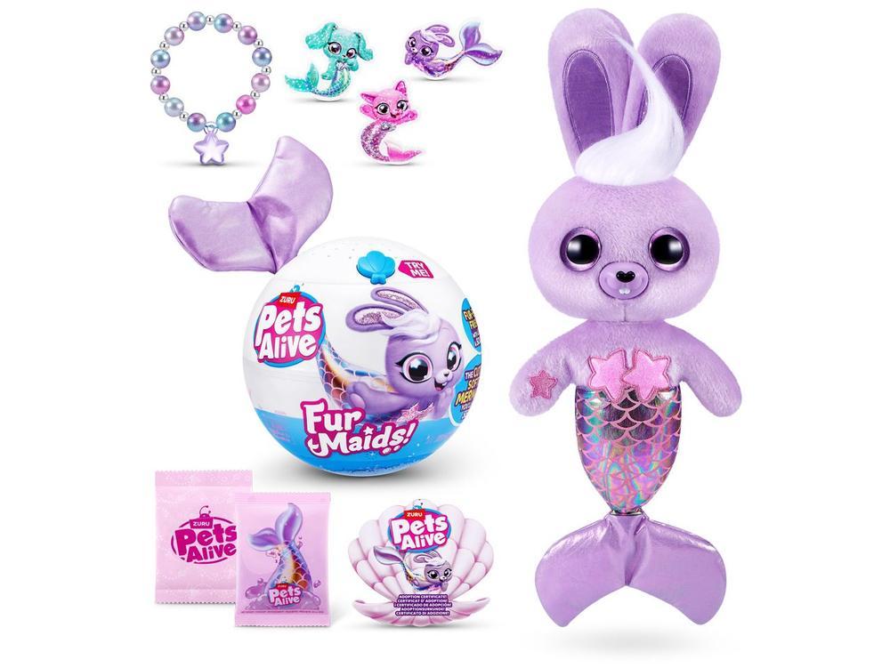 Pelúcia Pets Alive Furmaids Emite Sons e Luzes - 6