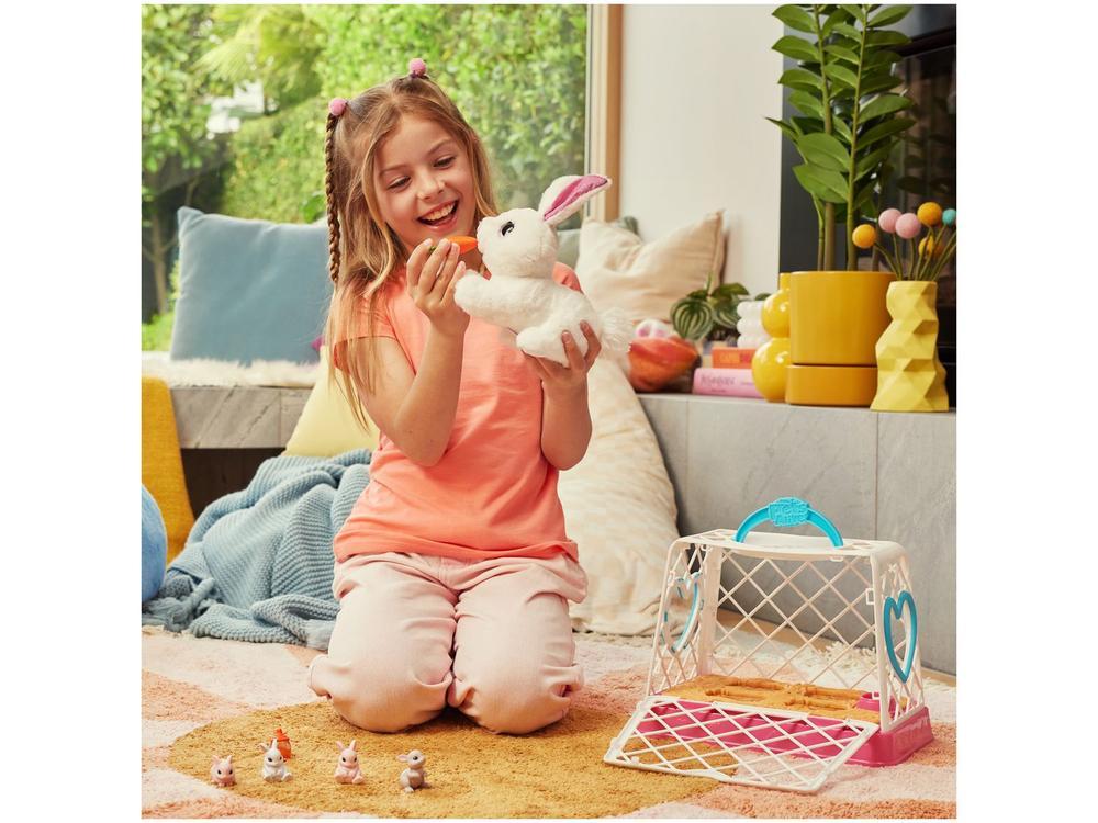 Pelúcia Pets Alive Mamãe Coelha Mama Bunny & Baby  - 2