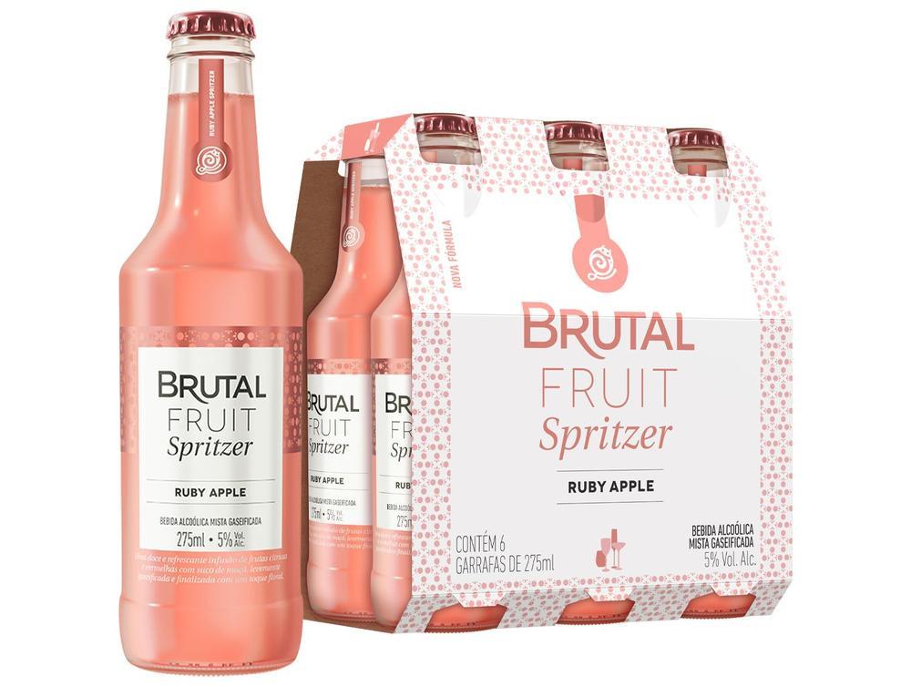 Bebida Mista Brutal Fruit Spritzer Ruby Apple 275ml 6 Unidades - 1