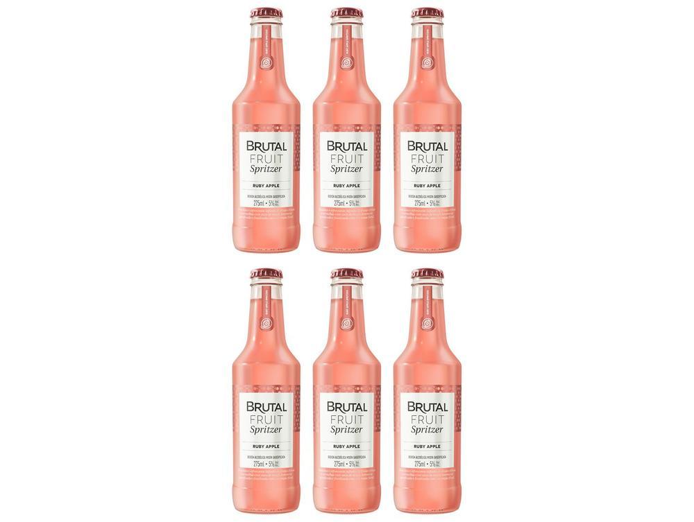 Bebida Mista Brutal Fruit Spritzer Ruby Apple 275ml 6 Unidades - 2