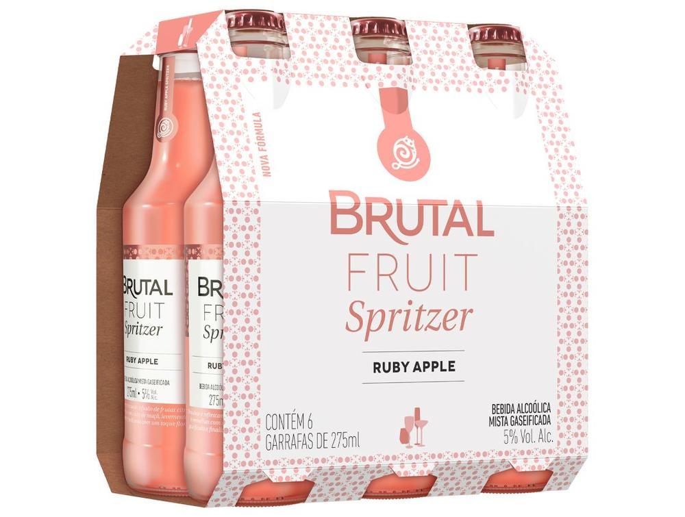 Bebida Mista Brutal Fruit Spritzer Ruby Apple 275ml 6 Unidades - 4