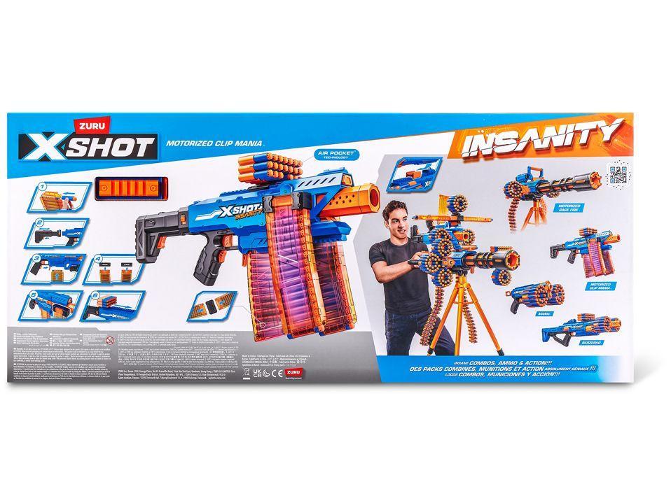 Lançador de Dardos X-Shot Insanity Motorized Clip  - 6