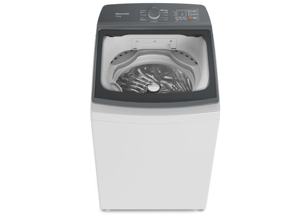 Lavadora de Roupas Brastemp 18kg Cesto Inox 12 Programas de Lavagem Branca BWF18AB - 1