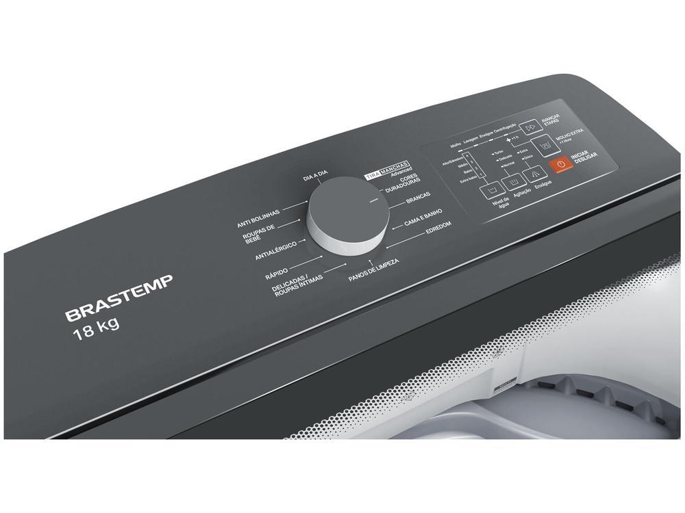 Lavadora de Roupas Brastemp 18kg Cesto Inox 12 Programas de Lavagem Branca BWF18AB - 7