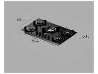 Cooktop 5 Bocas a Gás GLP Electrolux Preto Acendimento Automático Experience KE5GC - 5