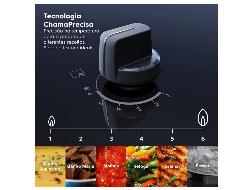 Cooktop 4 Bocas a Gás GLP Electrolux Inox KE4XC - 2