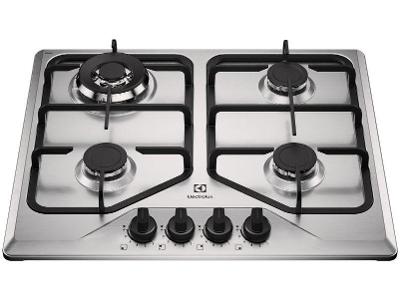 Cooktop 4 Bocas a Gás GLP Electrolux Inox KE4XC
