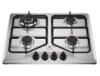 Cooktop 4 Bocas a Gás GLP Electrolux Inox KE4XC - 1