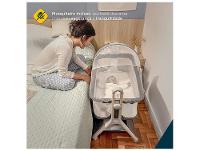 Berço Portátil Safety 1st Palace com Mosquiteiro 0 a 9kg Cinza - 8