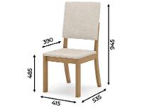 Mesa de Jantar 4 Cadeiras Retangular Henn Orus - 5