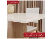 Mesa de Jantar 4 Cadeiras Retangular Henn Orus - 8