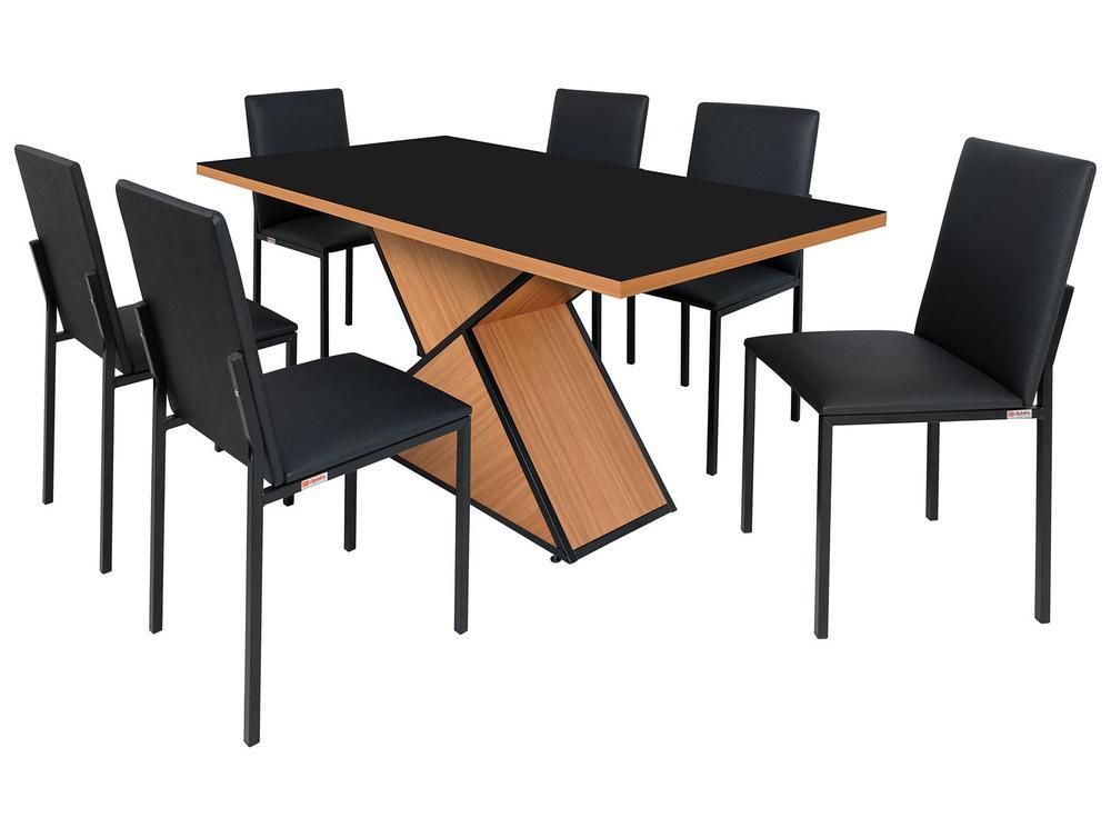 Mesa de Jantar 6 Cadeiras Retangular Ciplafe Dubai - 4