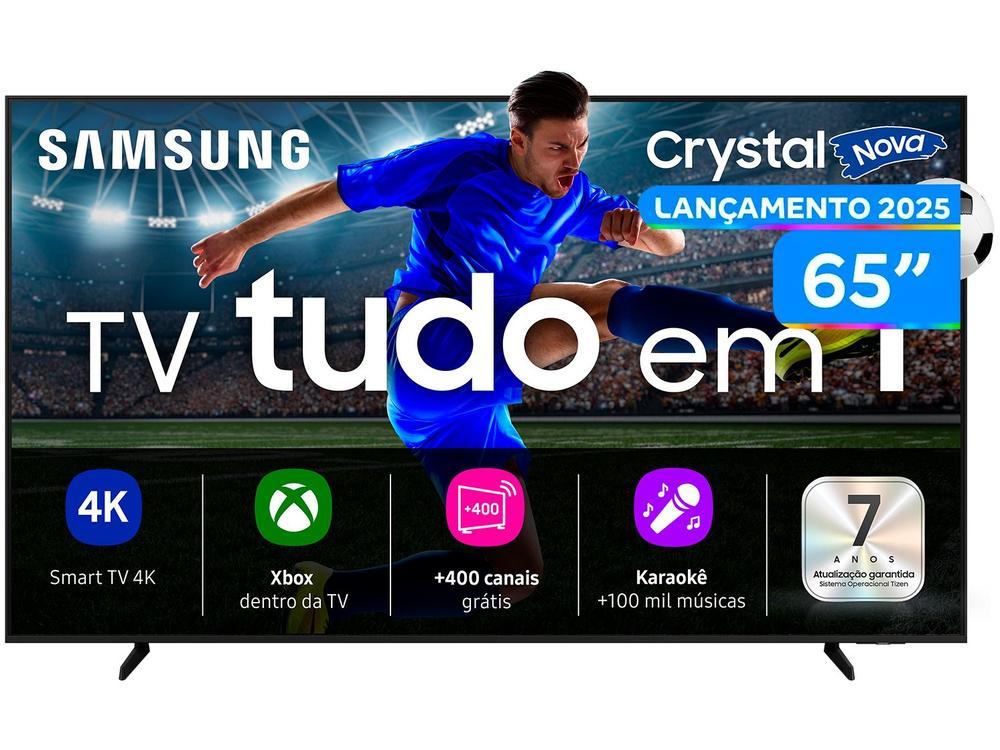 Smart TV 65" Samsung 4K UHD Crystal UHD UN65U8600FGXZD Tizen Bixby 3 HDMI - 1