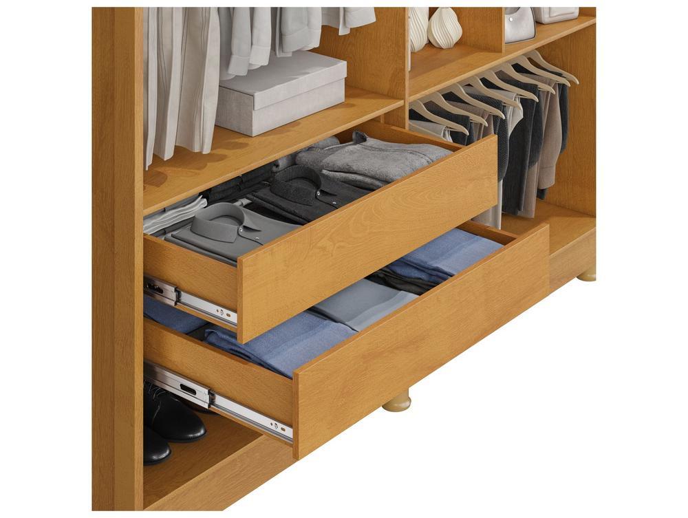 Guarda-roupa Casal com Espelho 4 Gavetas 6 Portas Made Marcs Torino - 5