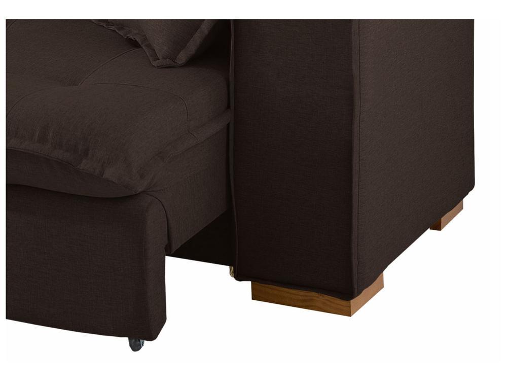 Sofá 3 Lugares Retrátil Reclinável Suede Parma JW Estofados - 8