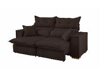 Sofá 3 Lugares Retrátil Reclinável Suede Parma JW Estofados - 5