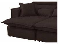 Sofá 3 Lugares Retrátil Reclinável Suede Parma JW Estofados - 7