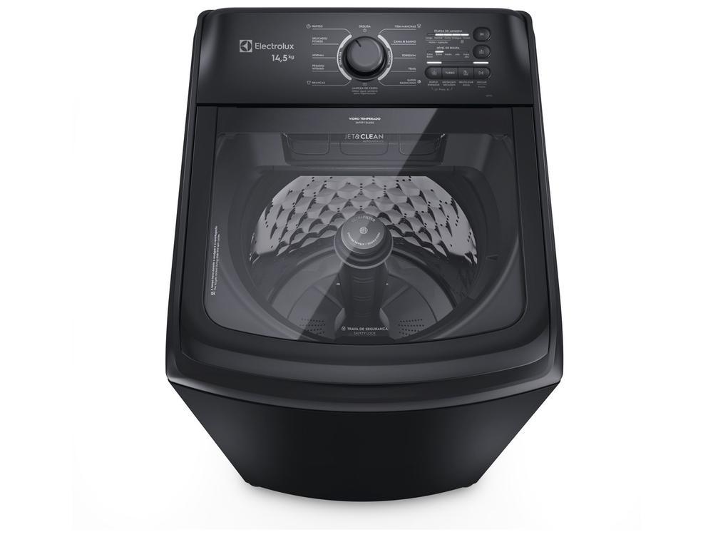 Lavadora de Roupas Electrolux 14,5kg Preta Cesto Inox 11 Programas de Lavagem LEP15 - 5