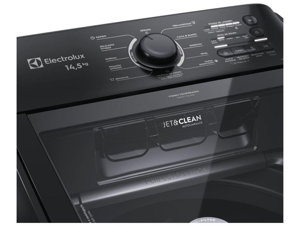 Lavadora de Roupas Electrolux 14,5kg Preta Cesto Inox 11 Programas de Lavagem LEP15 - 6