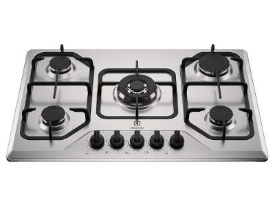 Cooktop 5 Bocas a Gás GLP Electrolux Inox Acendimento Automático KE5XC