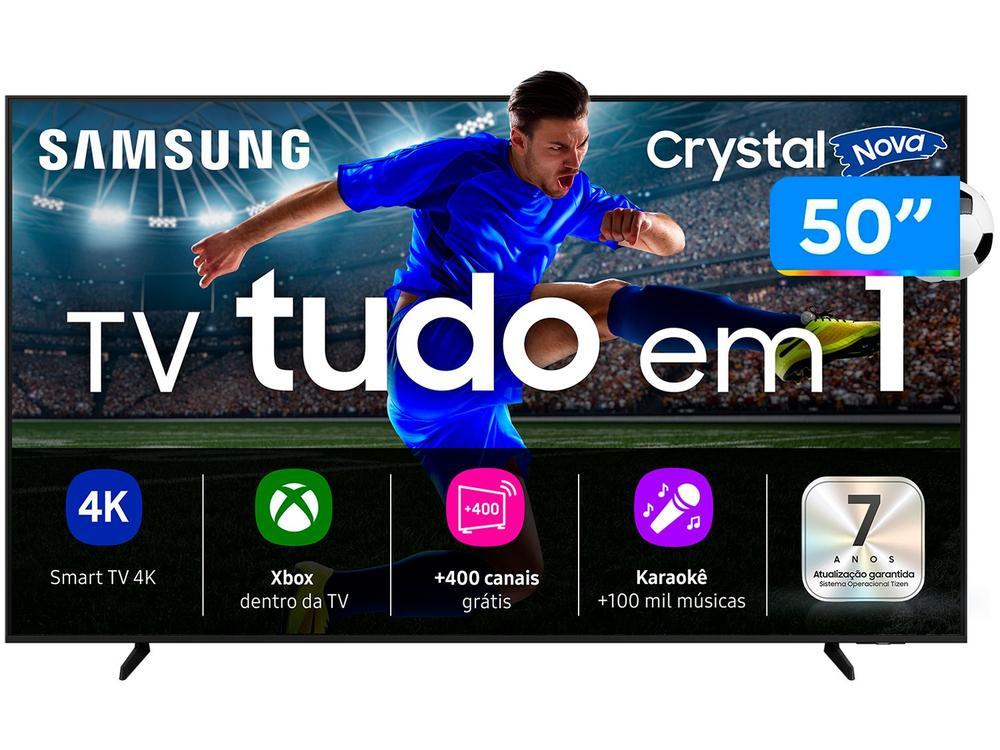 Smart TV 50" Samsung UHD 4K Crystal UHD U8600F UN50U8600FGXZD Tizen Crystal 4K Bixby e Alexa 3 HDMI - 1