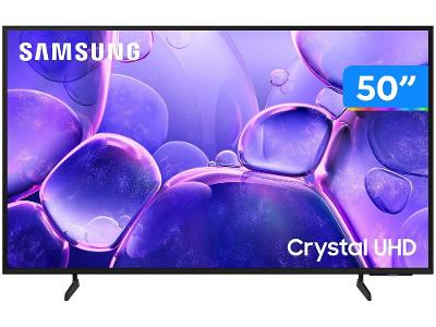 Smart TV 50" Samsung UHD 4K Crystal UHD U8600F UN50U8600FGXZD Tizen Crystal 4K Bixby e Alexa 3 HDMI