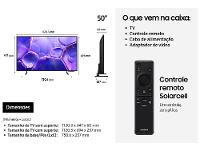 Smart TV 50" Samsung UHD 4K Crystal UHD U8600F UN50U8600FGXZD Tizen Crystal 4K Bixby e Alexa 3 HDMI - 7