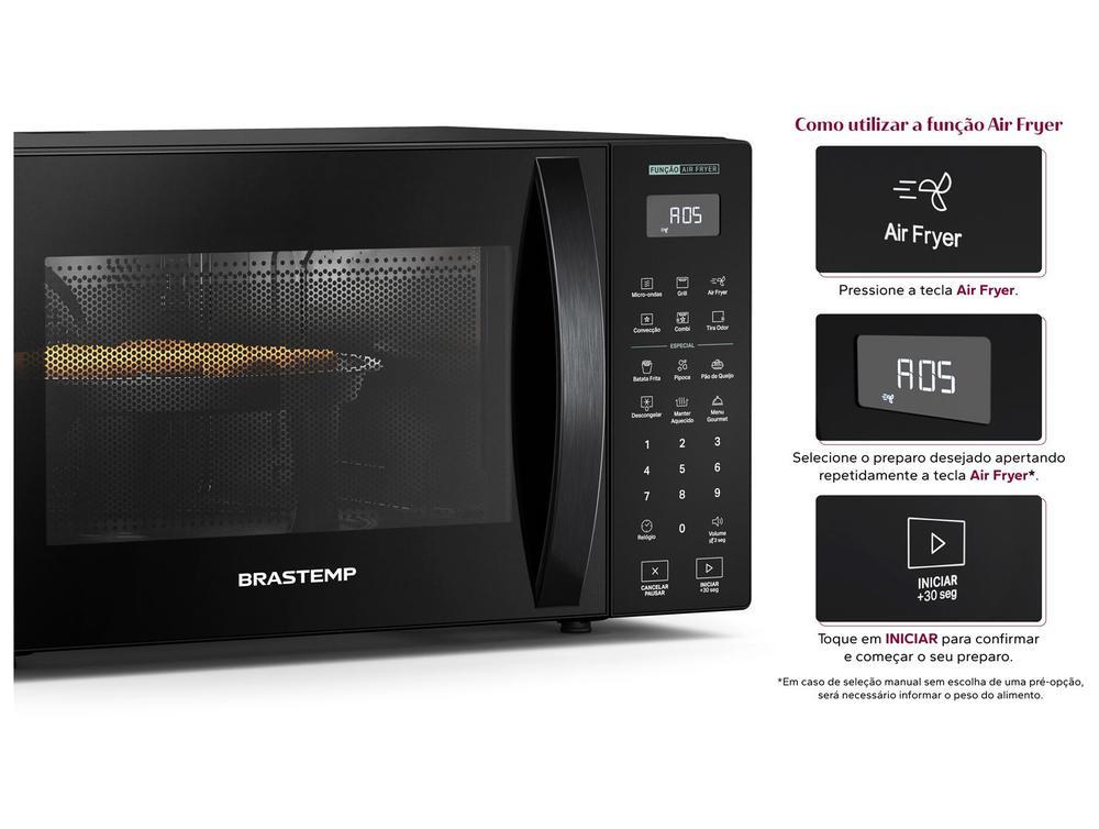 Micro-ondas Brastemp 29L Preto BMC29AE - 2